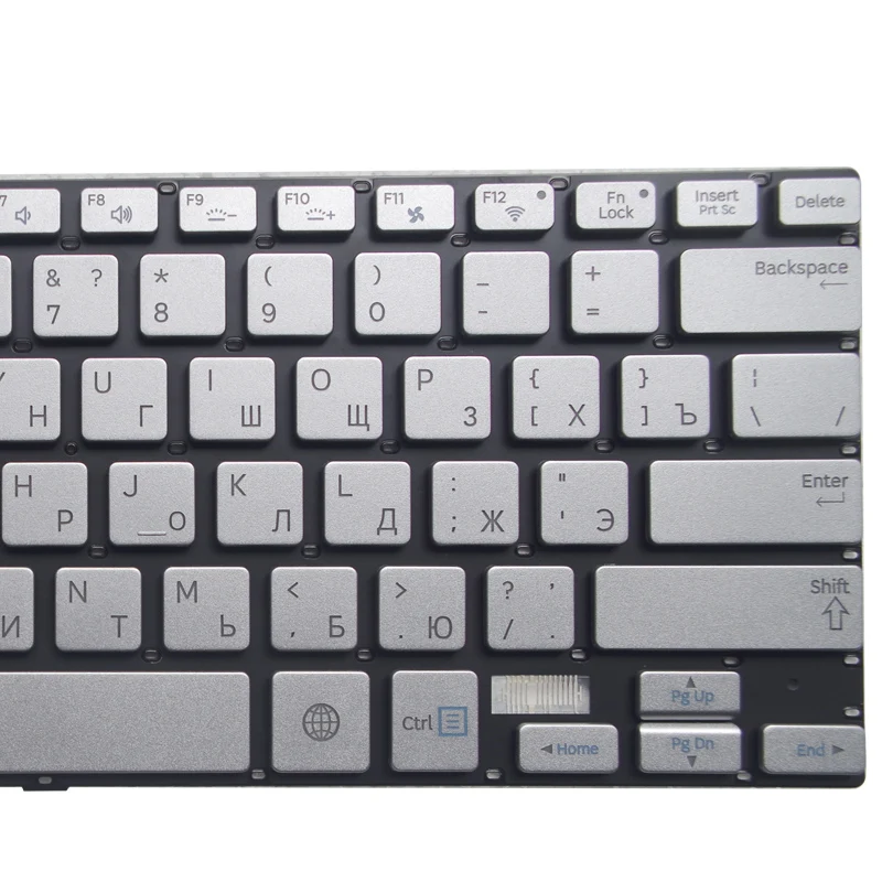 Новинка GZEELE для Samsung 730U4 740U3E NP730U3E NP730U4 NP740U3E 730U3E русская Серебристая Клавиатура