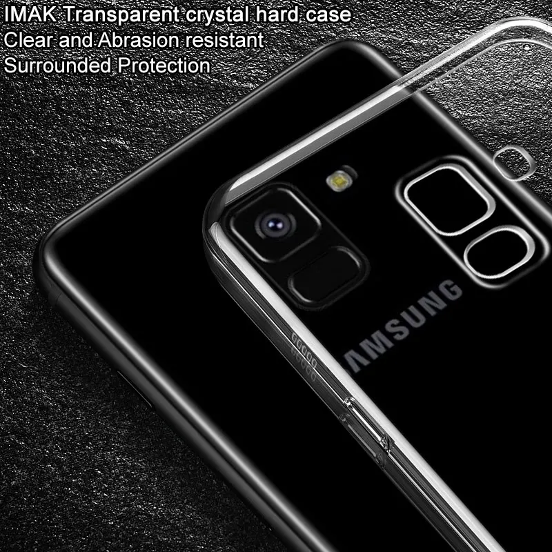 Чехол для Samsung Galaxy A8 2018 plus чехол Imak Full surround PC Жесткий телефона Пластиковые чехлы