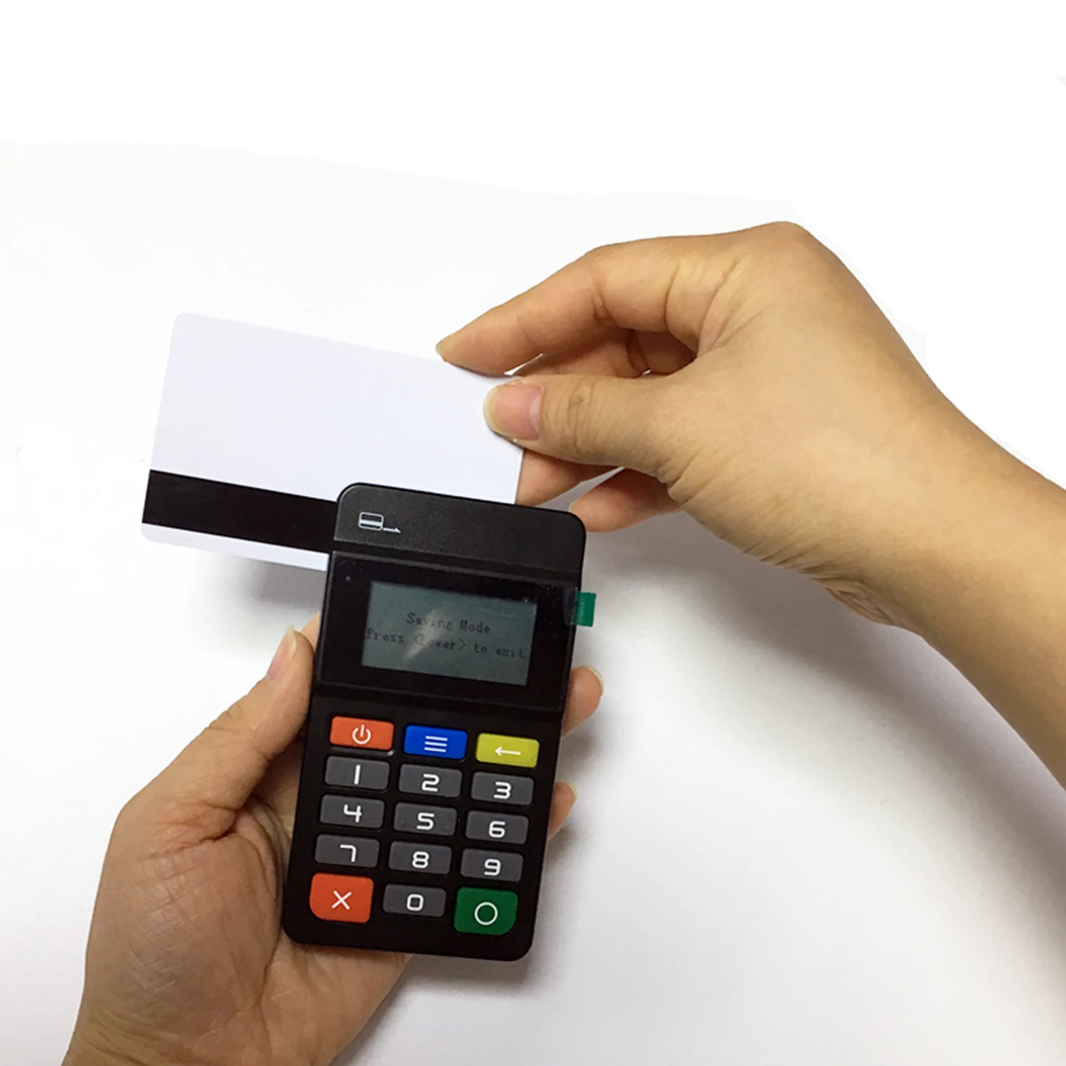 MPOS Терминал l Магнитный кардридер NFC/IC чип с клавиатурой Bluetooth интерфейс HTY711|chip card