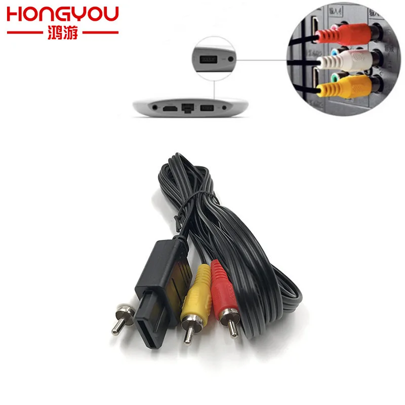Av кабель для n64/NGC/SNES av nintendo 60 snes gamecube AV RCA аудио/видео ТВ композитный кабель|cable