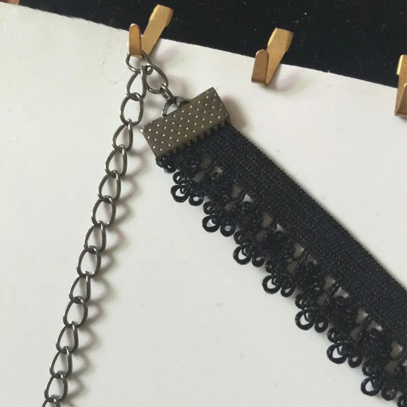 Vintage Gothic Black Lace Retro Choker Collar Necklace Charm Pendant Jewelry | Украшения и аксессуары