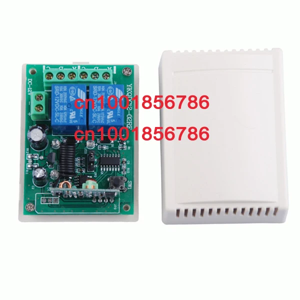 Радиочастотный беспроводной приемник 12 В 2 канала РЧ плата и контроллер