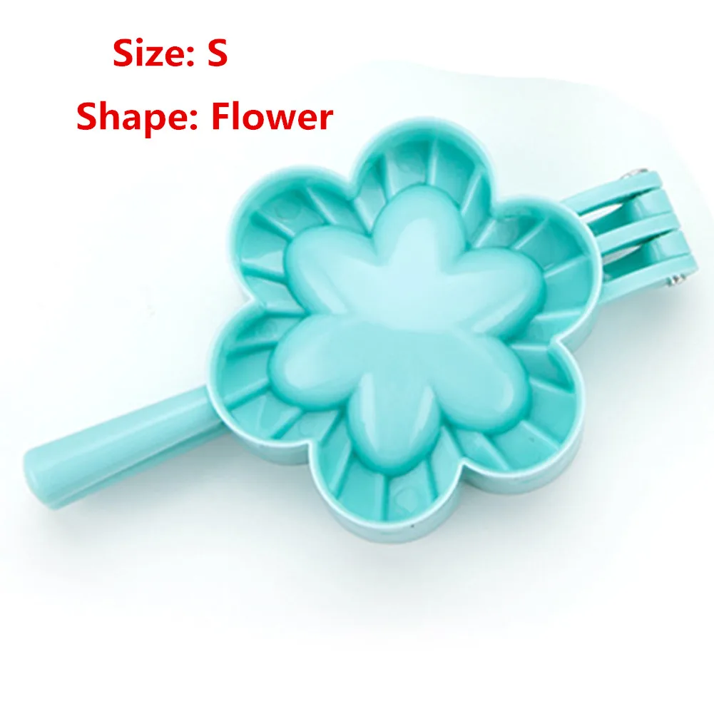 Flower S Кондитерские изделия DIY аксессуары для выпечки нетоксичные кухонные ПП формы легко чистятся практичный производитель клецки из теста плесень портативный - Цвет: Flower S