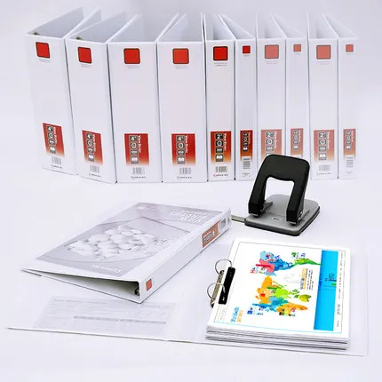 Папка А4 толщиной 16 мм с двумя отверстиями пробивочные зажимы тремя и четырьмя