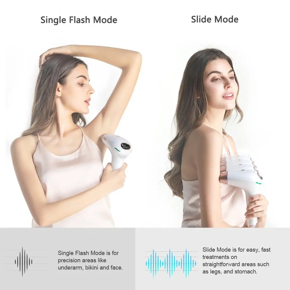 Kinseibeauty IPL Laser Hair Removal Machine Electric Depilador with 500000 Flashes Hair Removal Acne Clearance Skin Rejuvenation