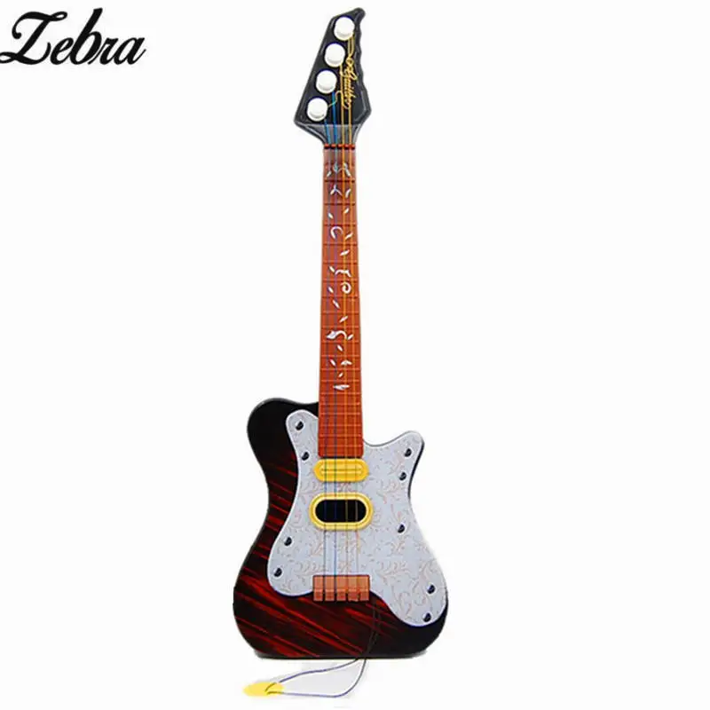 Зебра легкая 4 струнная Акустическая гитара Игрушка развивающая игрушка для