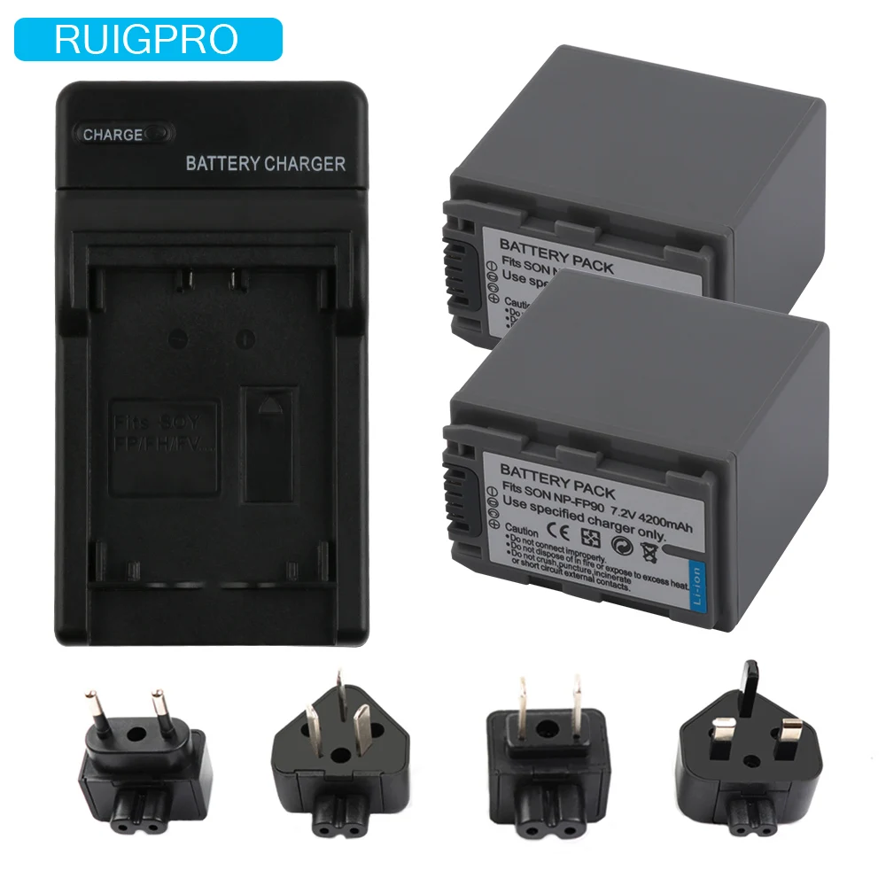4200 мАч NP FP90 NP-FP90 Батарея + Зарядное устройство для sony NP-FP30 NP-FP50 NP-FP60 NP-FP70 DCR-SX40 SX40r SX41