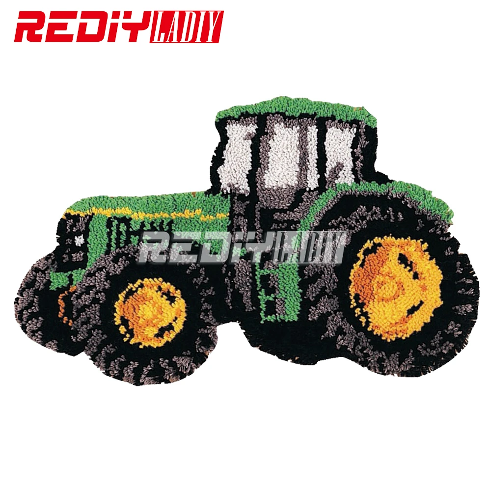 3D набор крючков с защелкой акриловая пряжа вышивка сделай сам ковер Зеленый