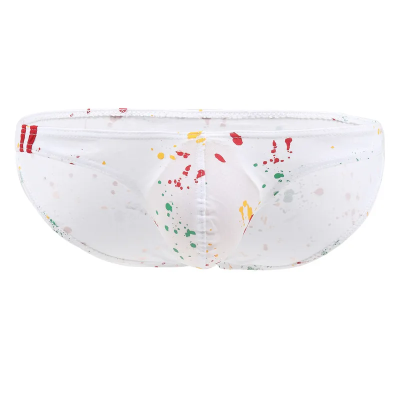 

5PCS Men Briefs Graffiti Print Sexy Men Underwear Colorful Briefs Underwear Calzoncillos Hombre Slips Underwear Hipster