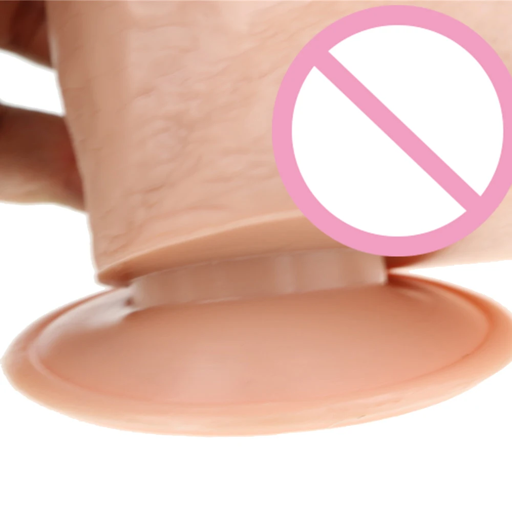 9 8 дюймовый фаллоимитатор реалистичный большой телесный коричневый гибкий