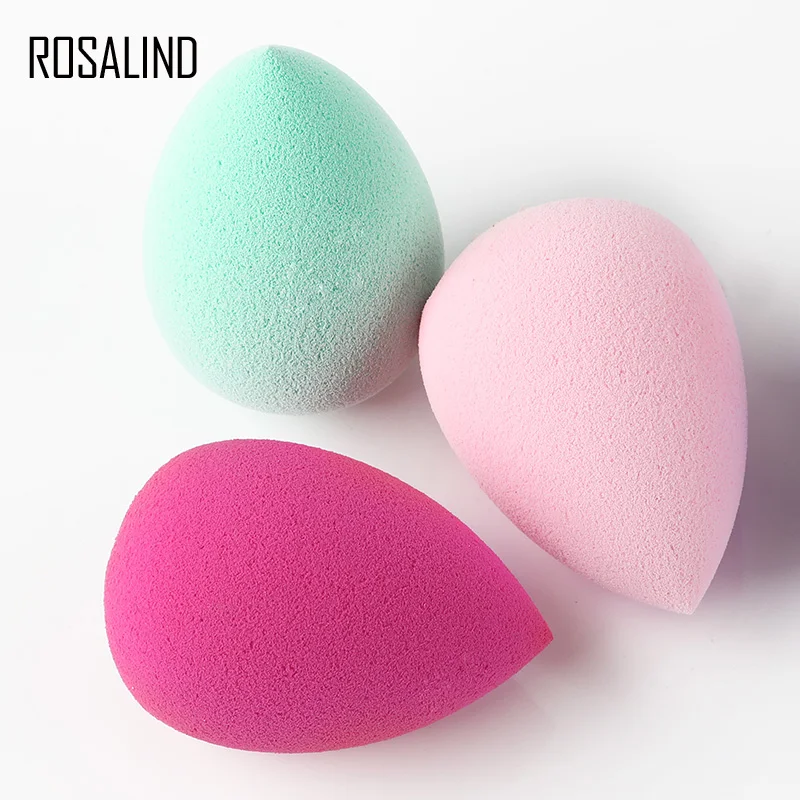 ROSALIND 3 шт./лот губка для макияжа Набор Порошковая лица Косметическая мытья губок |
