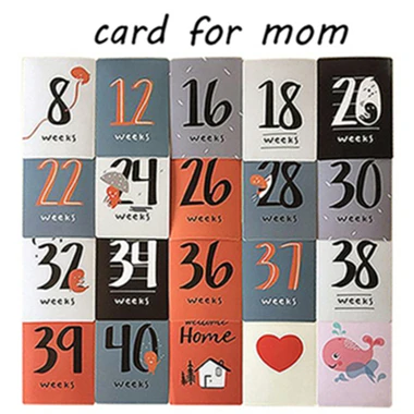Mother cards Eva2king Лидер продаж весело месяц и неделю открытка игрушки забавные Подставки для фотографий для мамочек и ребенка, чтобы памятные подарки - Цвет: Mother cards