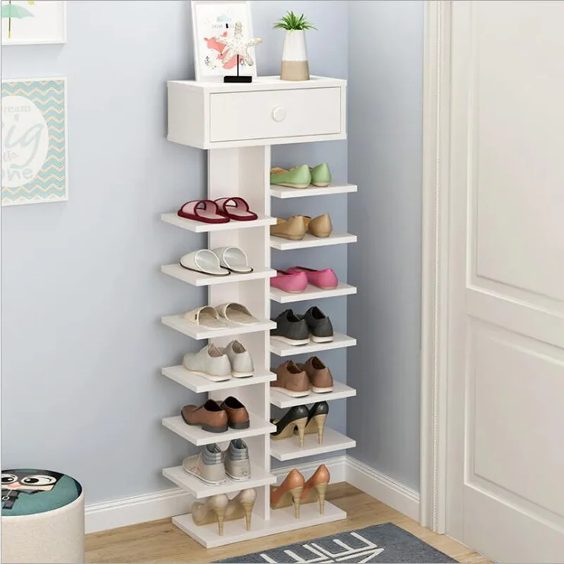 Двойной обуви стойки scarpiera организатор деревянный мебель для дома estanteria para zapatos