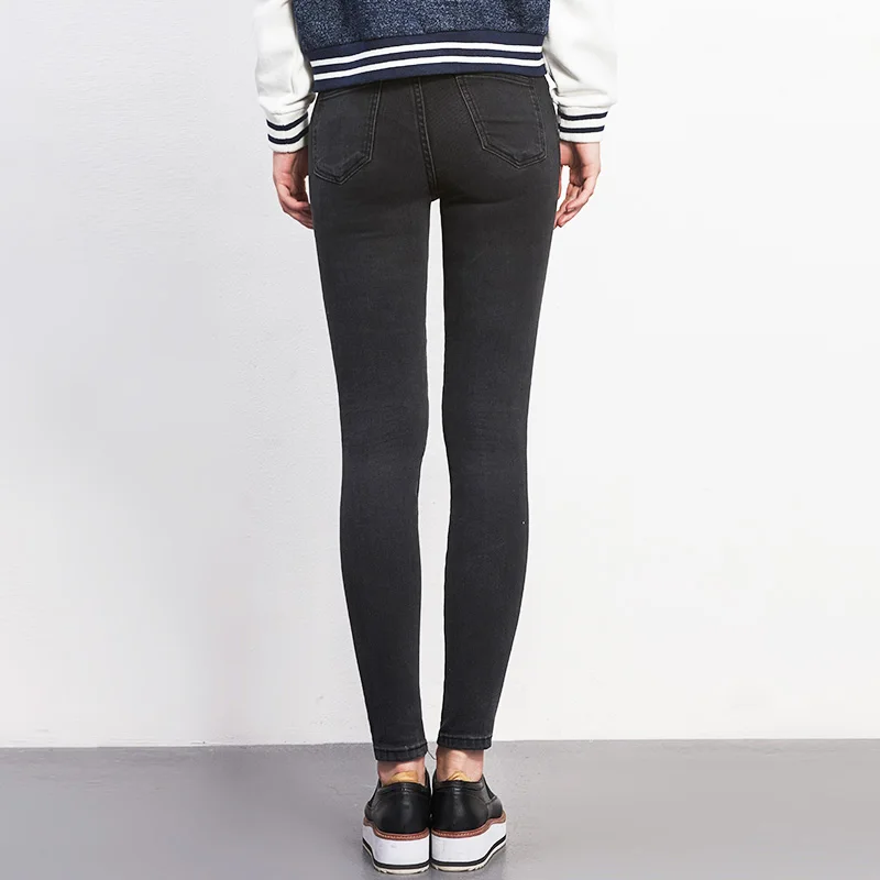 LEIJJEANS хит продаж летние размера плюс простые одноцветные средняя талия полная