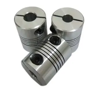 

4 PCS/LOT, 12mm to 14mm Flexible Shaft Coupler 12*14mm Clamp Pipe Coupling Diameter 30mm Length 35mm