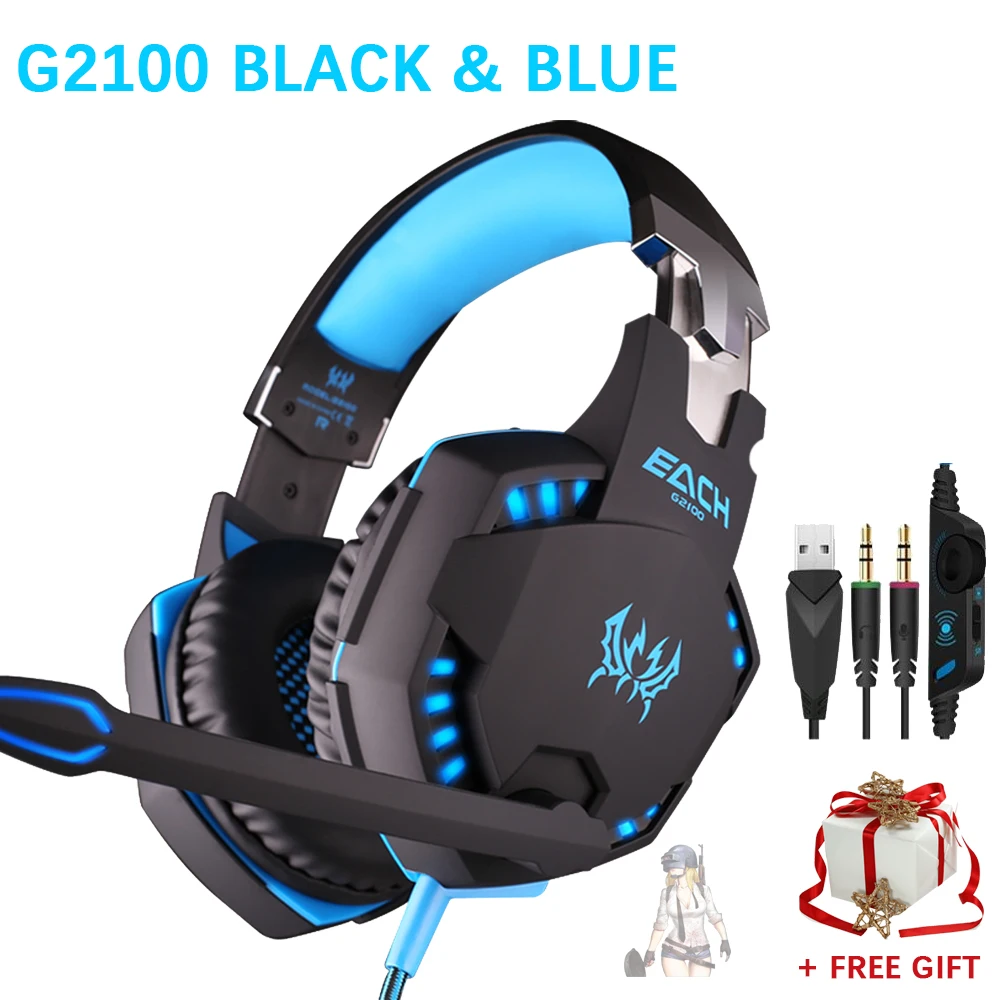 G2100 игровая стереогарнитура Для PS4 ПК Xbox один контроллер Шум отмена за наушники с