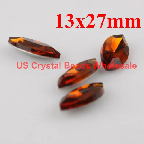 50 pcs/lot AAA 13 x 27 мм маркиза кристалл фантазии камни медь ( коп ) цвет F1704 | Украшения и