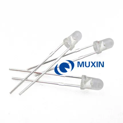 100 шт 2PIN 3 мм RGB 7 цветов медленная вспышка LED светоизлучающий диод (светодиод) новые