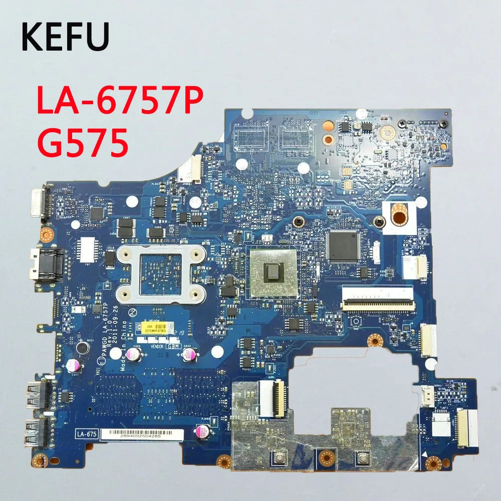 Материнская плата KEFU для ноутбука Lenovo G575 хорошего качества 100% протестирована