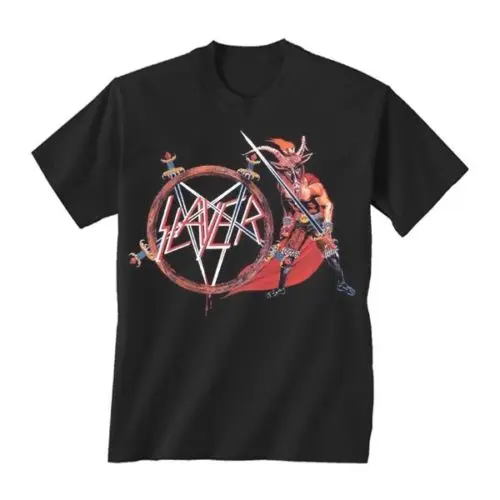 Китайский стиль мода рок SLAYER Show No футболка с надписью Мерси Новые подлинные Рок