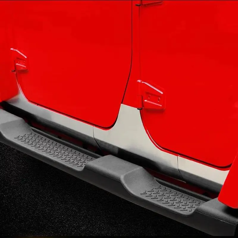 For Jeep Wrangler 2007-2016 1 Set Stainless Steel Car Side Door Body Trim Molding Accessories Skirt Kits Cover Trims | Автомобили и