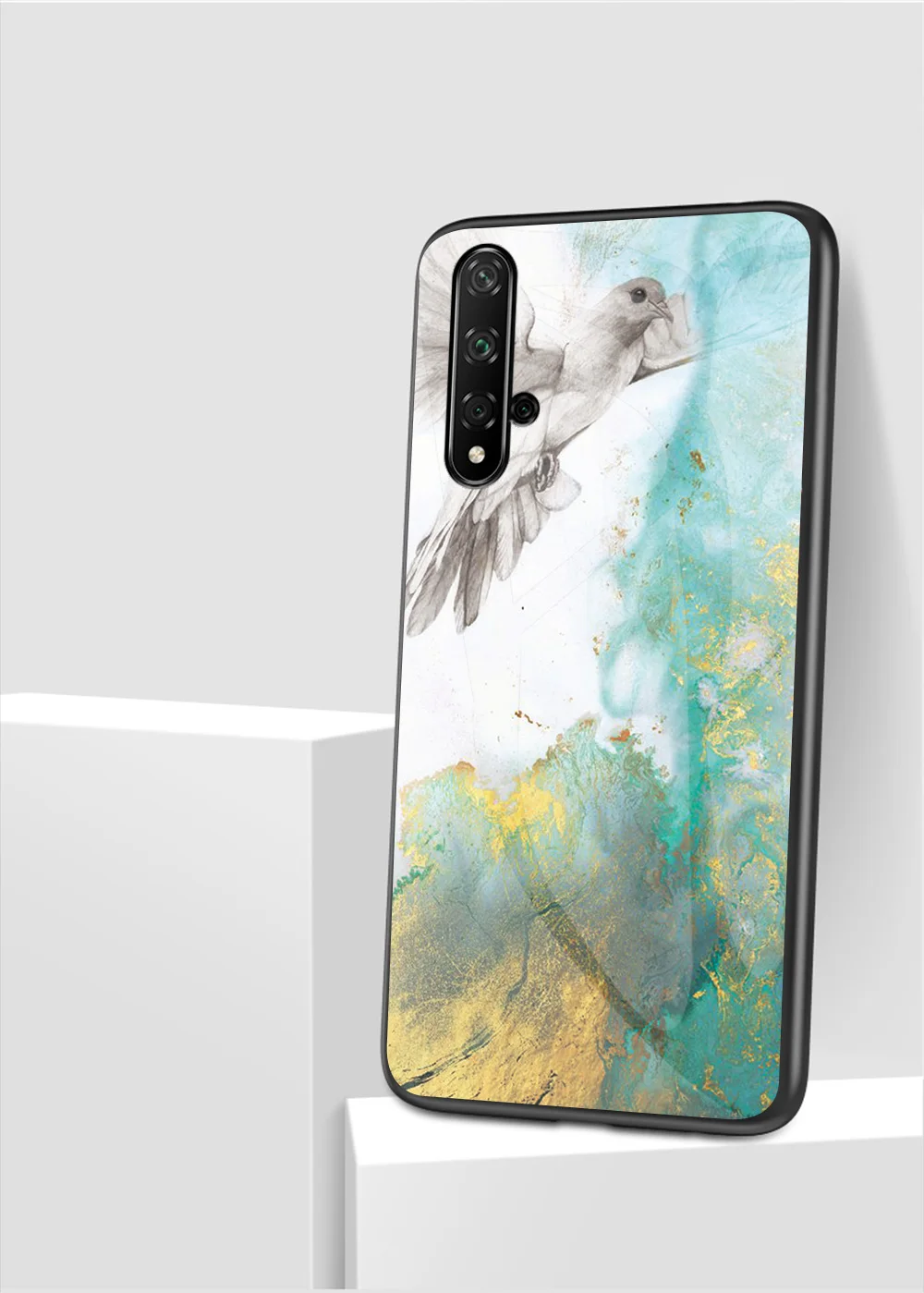 Чехол KEYSION из закаленного стекла с мрамором для Honor V30 20 9X Pro 10i V20 8X защитная задняя крышка для huawei Mate30 20 P30 Pro Y9