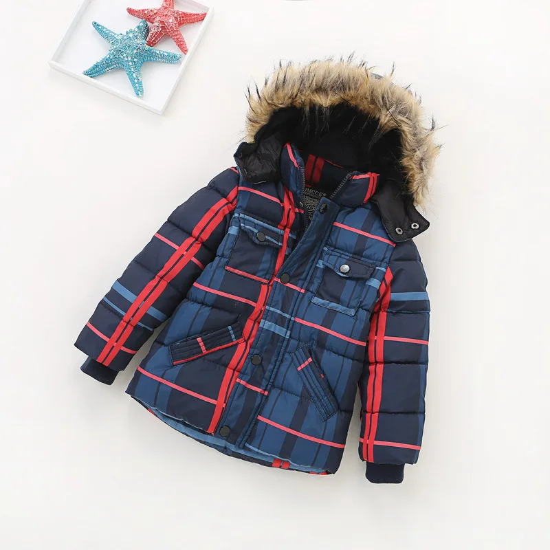 Высокое качество Детские зимние пальто толще в длинная стильная Обувь для