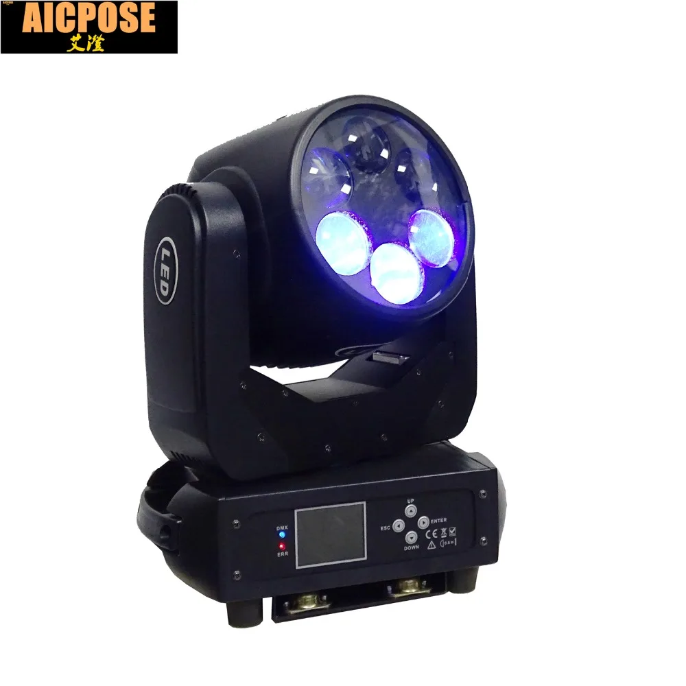 6x25 Вт супер луч света DMX512 зум/поворот движущаяся головка