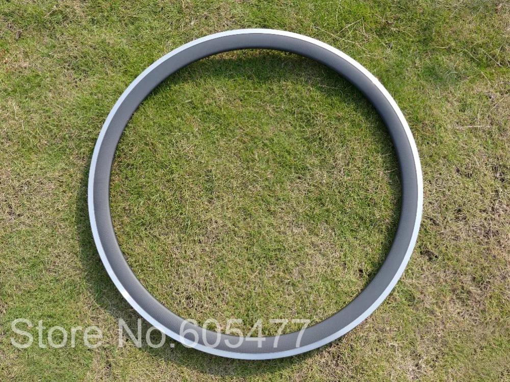 Глянцевый матовый обод с клинчерной насадкой 38 мм из углеродного волокна для