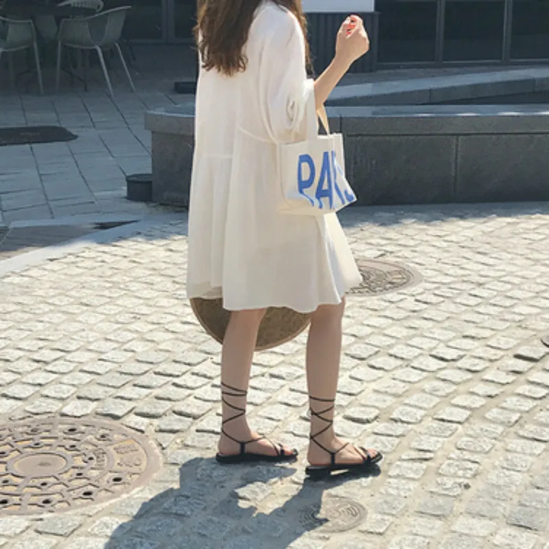 Женское летнее мини платье из хлопка короткое с v образным вырезом милая одежда