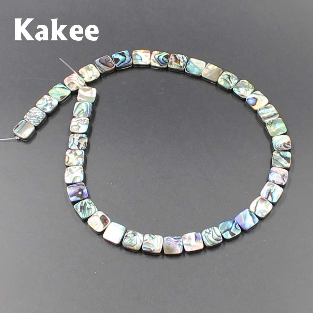Kakee/оптовая продажа Новая Зеландия натуральные Квадратные Свободные бусины для