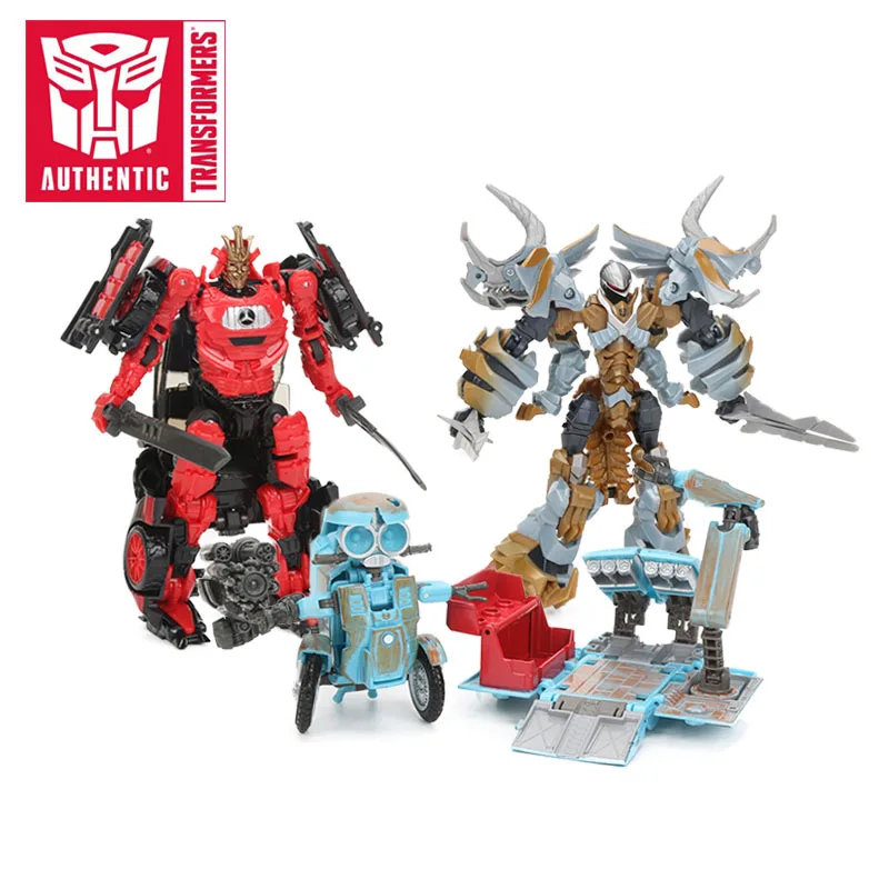Трансформеры игрушки последний рыцарь Премиум Издание Steelbane Deluxe Dinobot Slug Autobot Sqweeks Фигурки Коллекция Модель