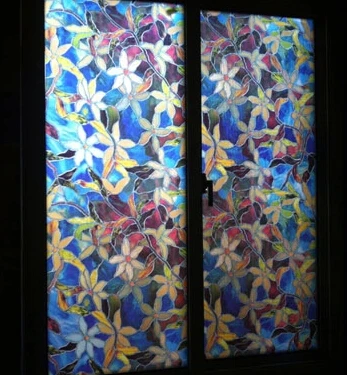 Европейский статический стеклянный блок 35-90 см x 200 см, домашний декоративный матовый мороз, УФ-пленка для окна, защитный блок для ванной комнаты