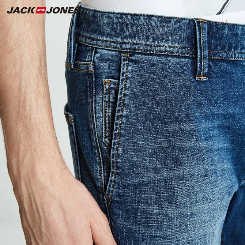 Мужские облегающие джинсы JackJones Стрейчевые брюки джоггеры 218332565|Мужские джинсы| |