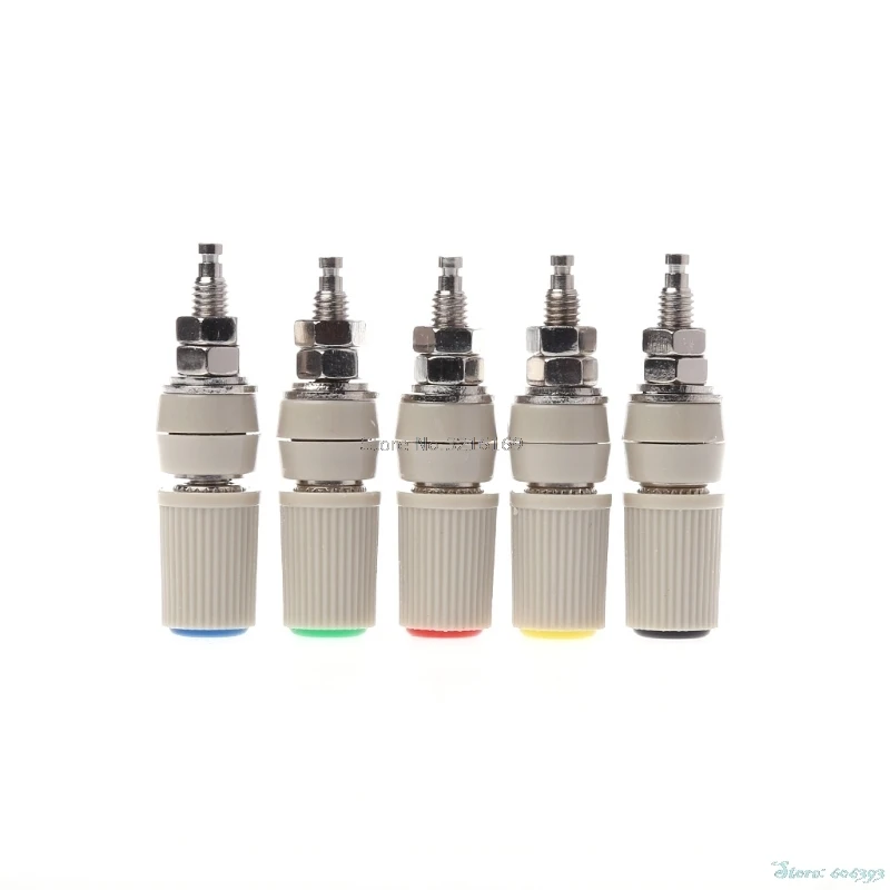 For 1PC High Current 30A M5 Type 4mm Amplifier Female Banana Jack Socket Test Binding Post Promotion | Обустройство дома