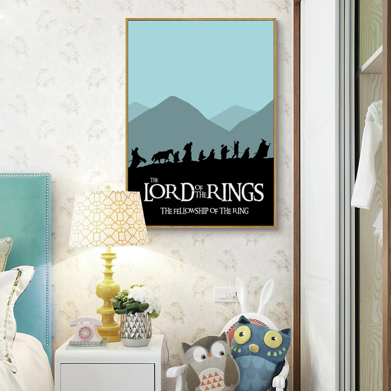 Wall Art Pictures Canvas Painting Poster Abstract Movie The Lord Of Rings Picture Home Decoration | Дом и сад