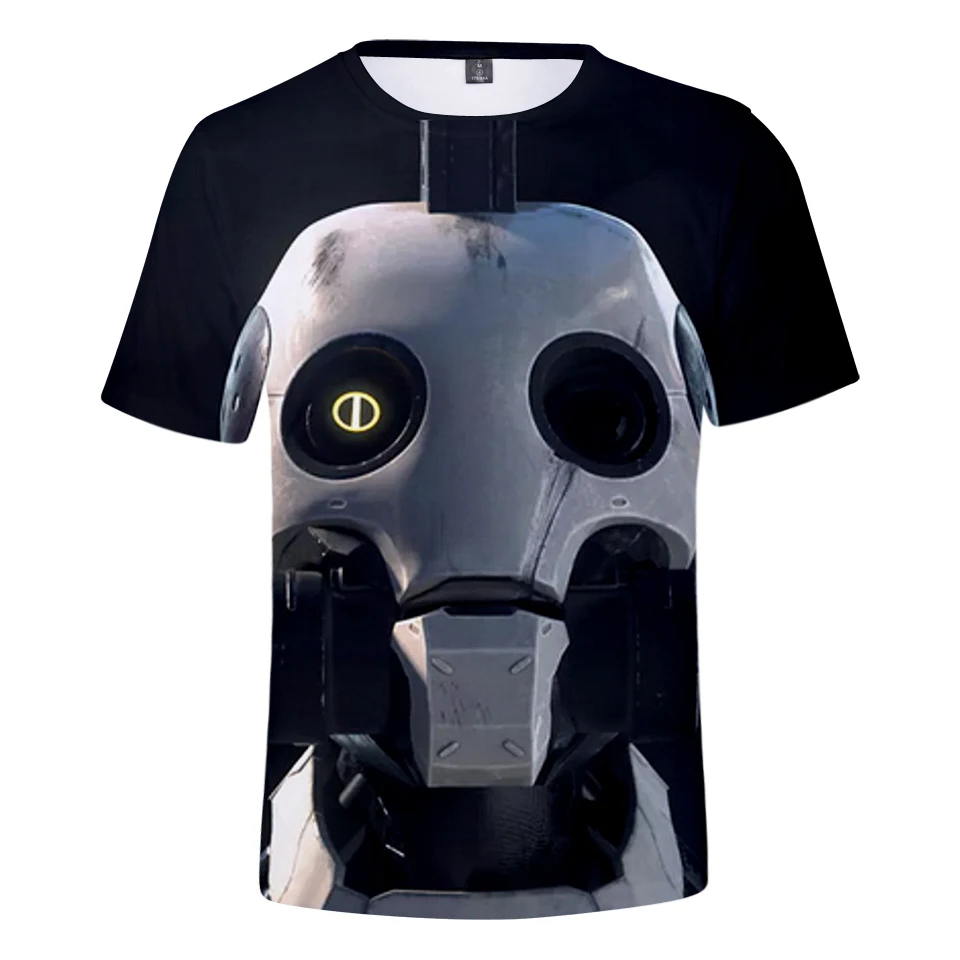 

New hot 3D Love Death Robots print Men tshirt Sweatshirt Soft Cotton Summer Short sleeve Women Leisure Breathable Street tshirt