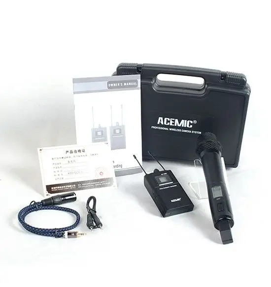 ACEMIC беспроводной микрофон с истинным разнообразием дв и цифровой зеркальной