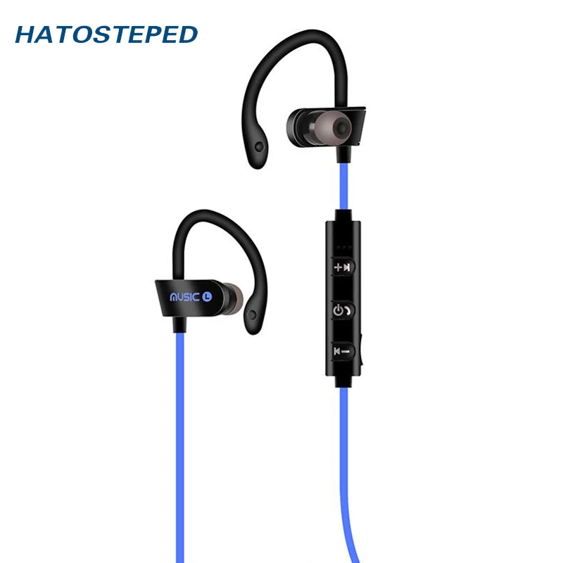 Беспроводной ушной крючок Bluetooth наушники гарнитура водостойкие спортивные 4 1 с