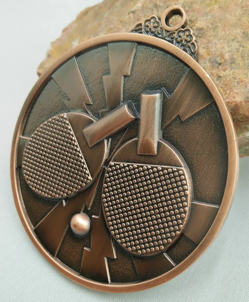 Золотая медаль для настольного тенниса разработки и общения сувениры унисекс