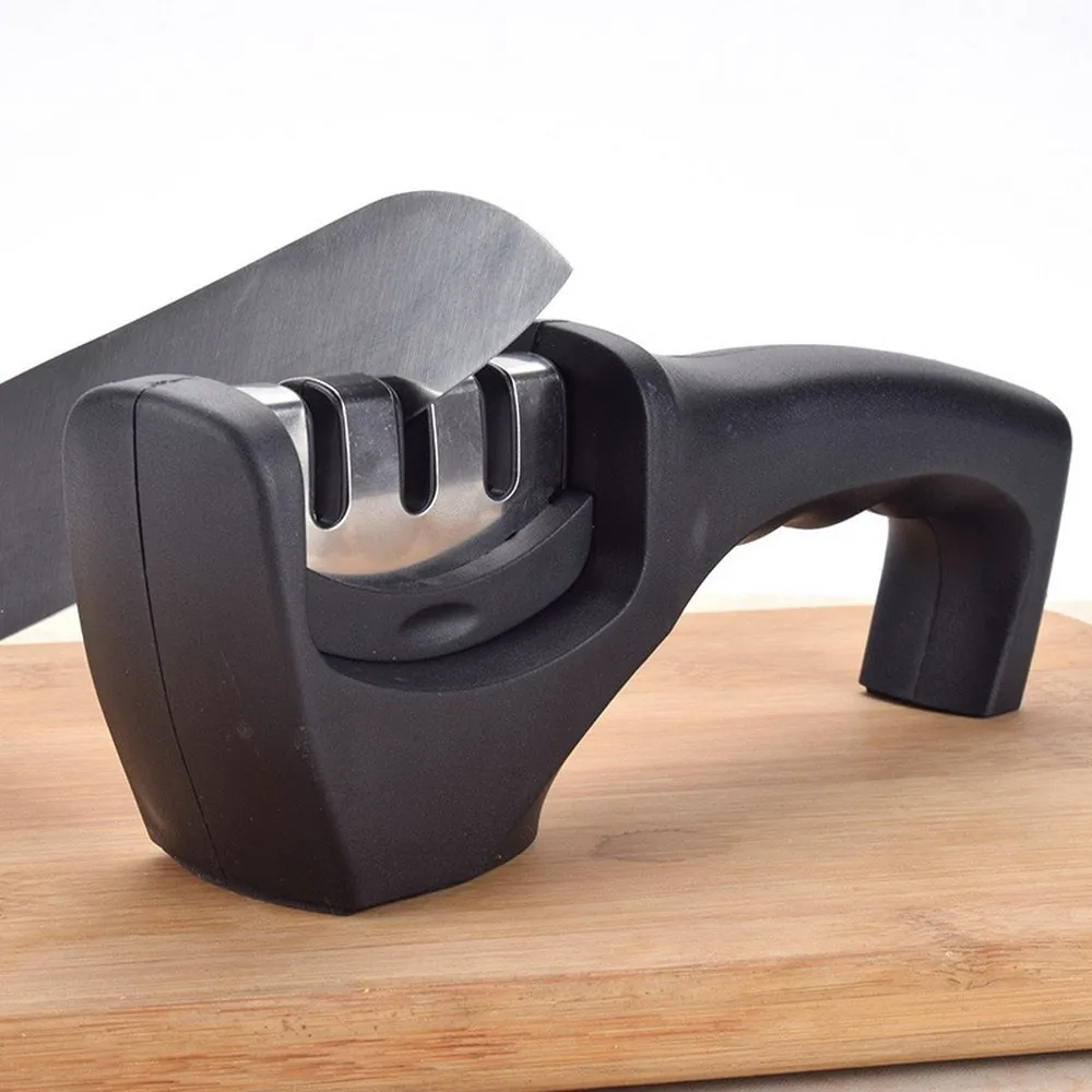 Электрическая точилка для ножей 3 этапа Профессиональная кухонная точильный