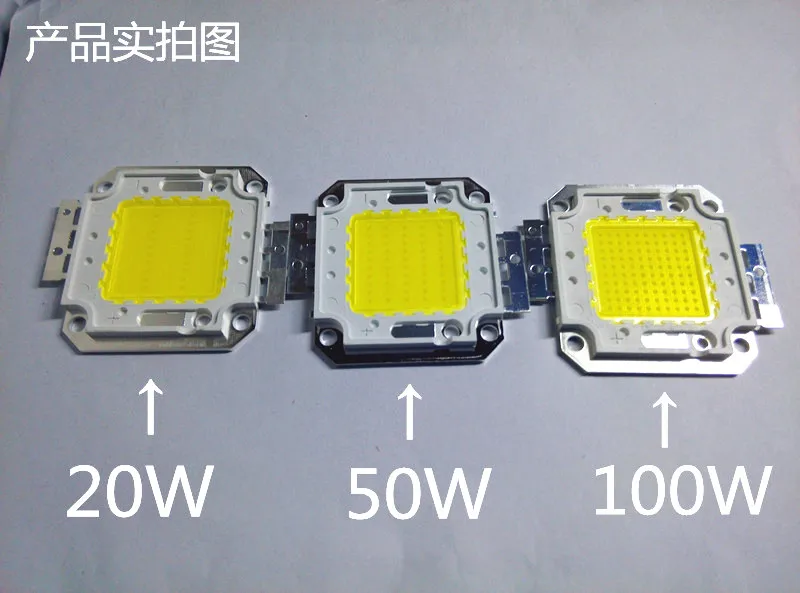 Светодиодный светильник света высокой мощности лампы ed DIY и cob 100 Вт 50 белый теплый