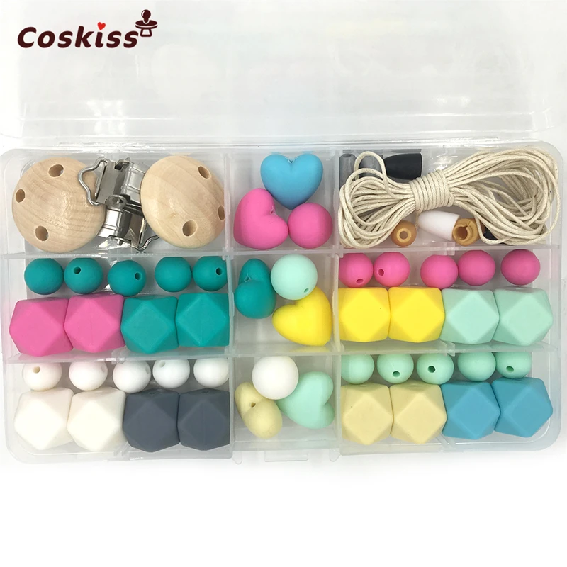 Детские игрушки для прорезывания зубов Силиконовый Набор геометрический