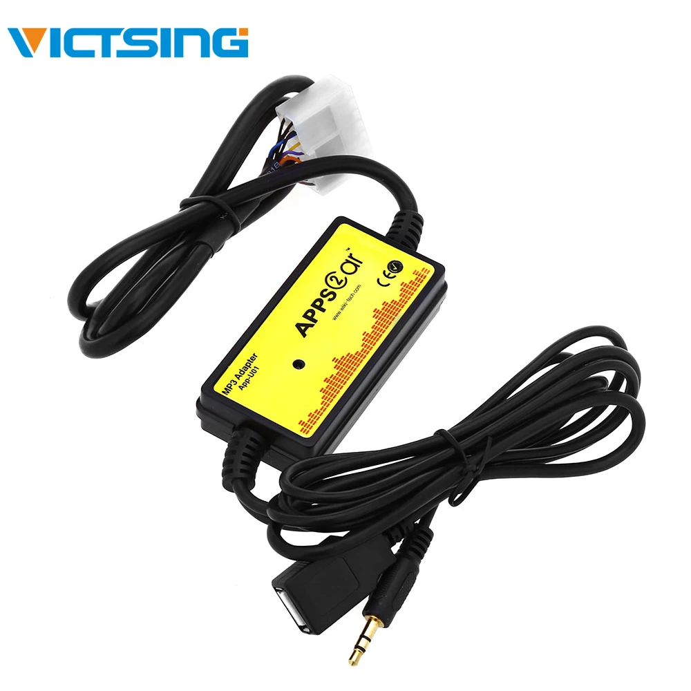 VicTsing автомобильный аудио интерфейс USB/SD адаптер 12 P подключение цифровой CD