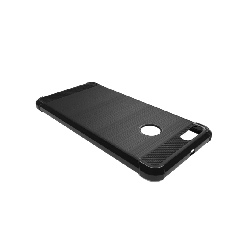 Для huawei Y9 2018 чехол мягкий углеродного волокна для FLA LX1 LX2 LX3 противоударный