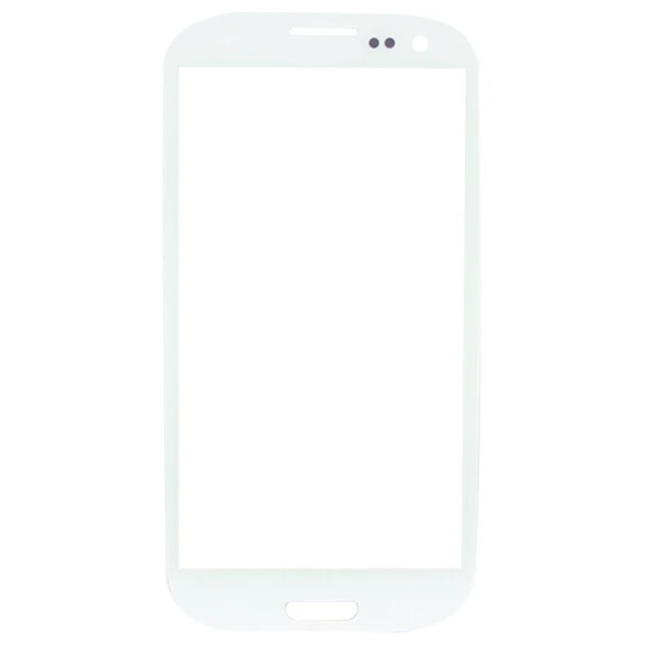 Бело-100% Подлинная Для Samsung galaxy s3 i9300 сенсорный экран Digitizer замена Стеклянной