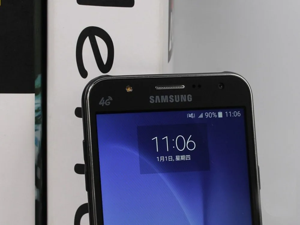 Смартфон samsung Galaxy J7 J700F J700H, две sim-карты, разблокированный мобильный телефон, четыре ядра, 1,5 ГБ ОЗУ, 16 Гб ПЗУ, 13 МП мобильный телефон