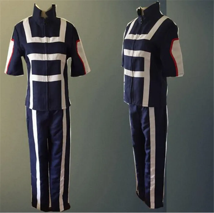 Спортивная одежда моя геройская Академия JP Аниме Boku no Hero Bakugou Katsuki Iida Tenya Todoroki Shouto
