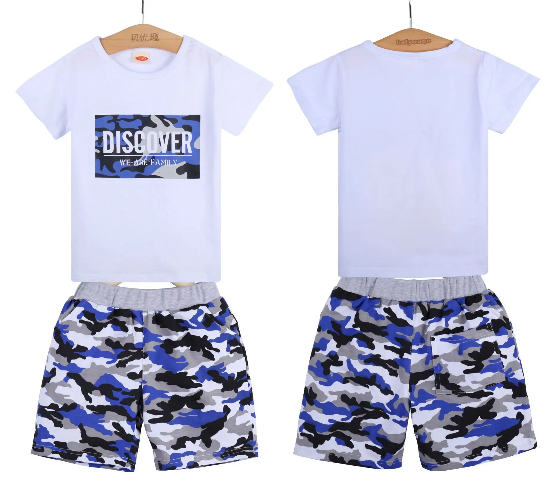 Семейная одежда с камуфляжным принтом комплект деткой одежды Big Man человечков