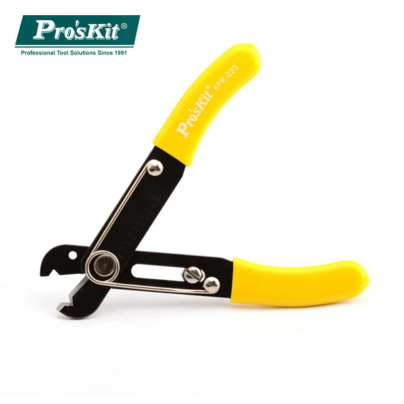 Pro'skit 1PK-396B длинноносые плоскогубцы из нержавеющей стали с зубами Острогубцы диагональю 5 дюймов с круглым носком 130 мм